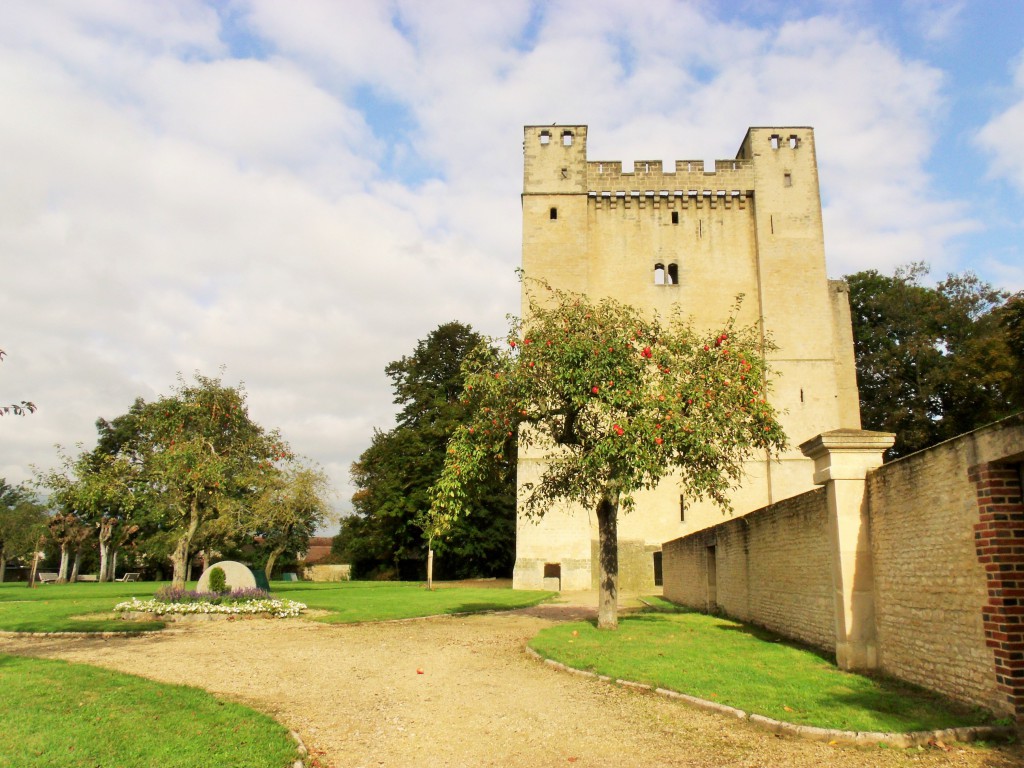 The donjon in Chambois, Orne, Normandy