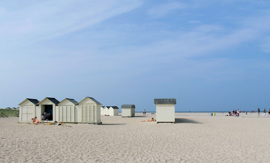 Beach huts at Ouistreham