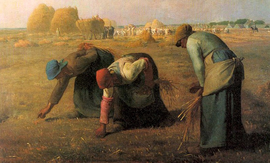 The gleaners, by Millet 1857