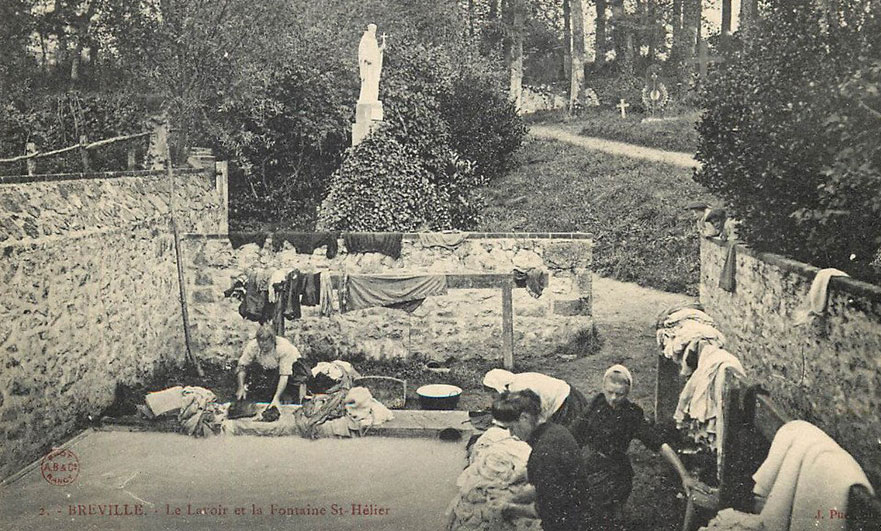 The legend of St Helier’s fountain, at Bréville-sur-mer