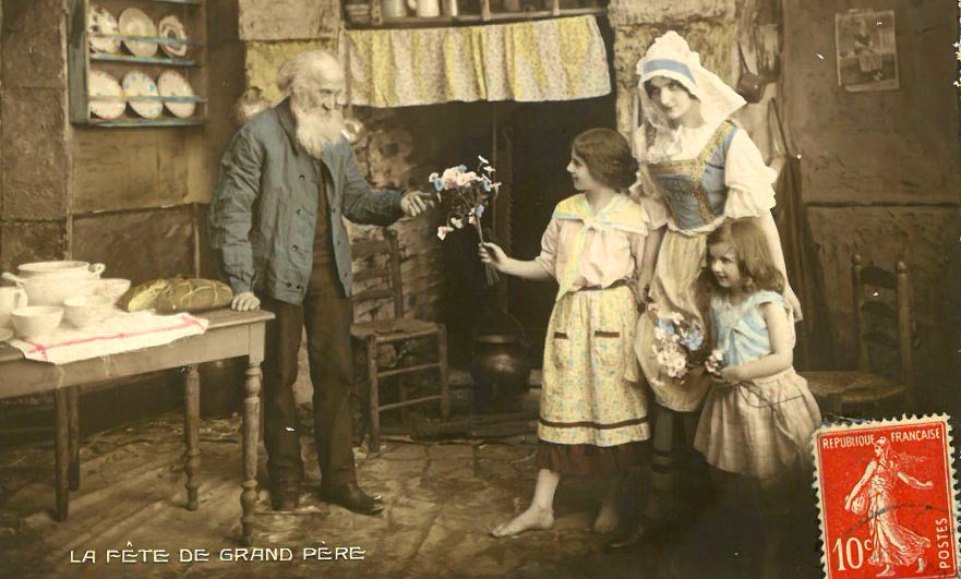 Bonne fête à tous les grand-pères!