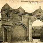 vintage postcard old chateau at Ryes, Calvados